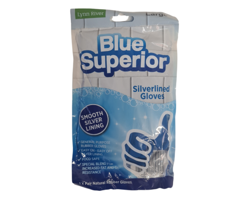 Blue Superior Glove Silverlined XL