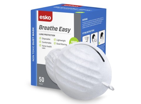 Esko Breathe Easy Nuisance Dust Mask X50