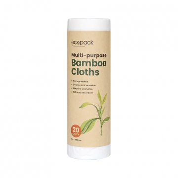 Ecopack Bamboo Cloths 20 Pack