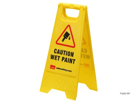 Esko Wet Paint Sign