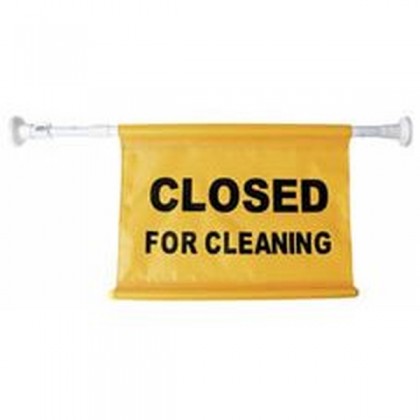 Sign - Extendable - Closed For Cleaning