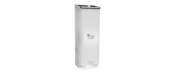 Livi 3 Roll Vertical Dispenser White - D130